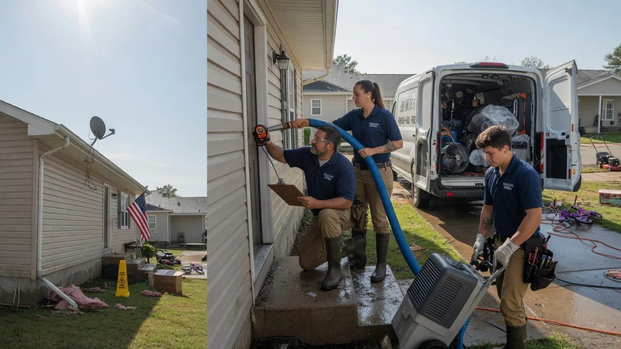 Ceiling Water Damage Restoration in Hebron, IL near me
